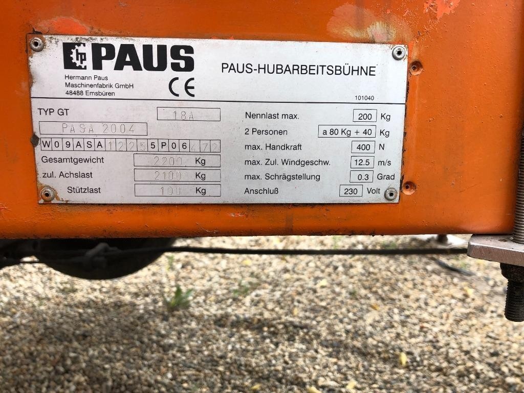 PAUS GT18
